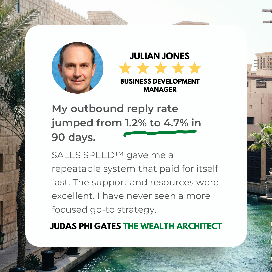 Testimonial from Julian Jones