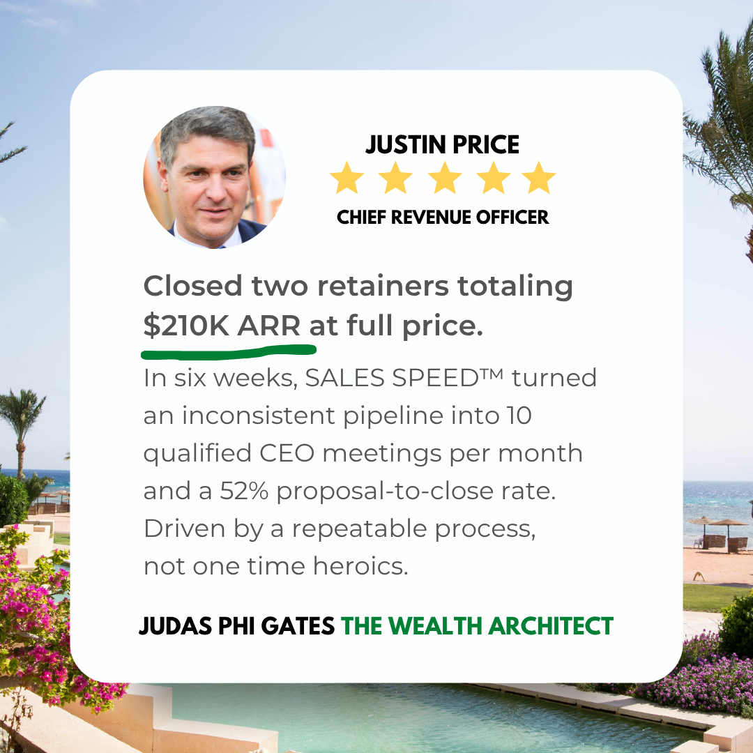 Testimonial from Justin Price
