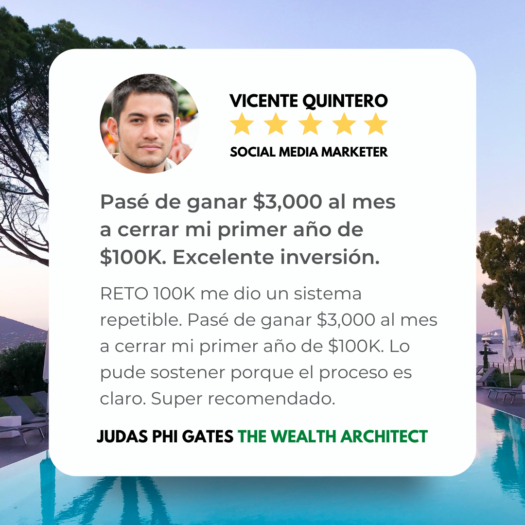 Testimonial from Vicente Quintero